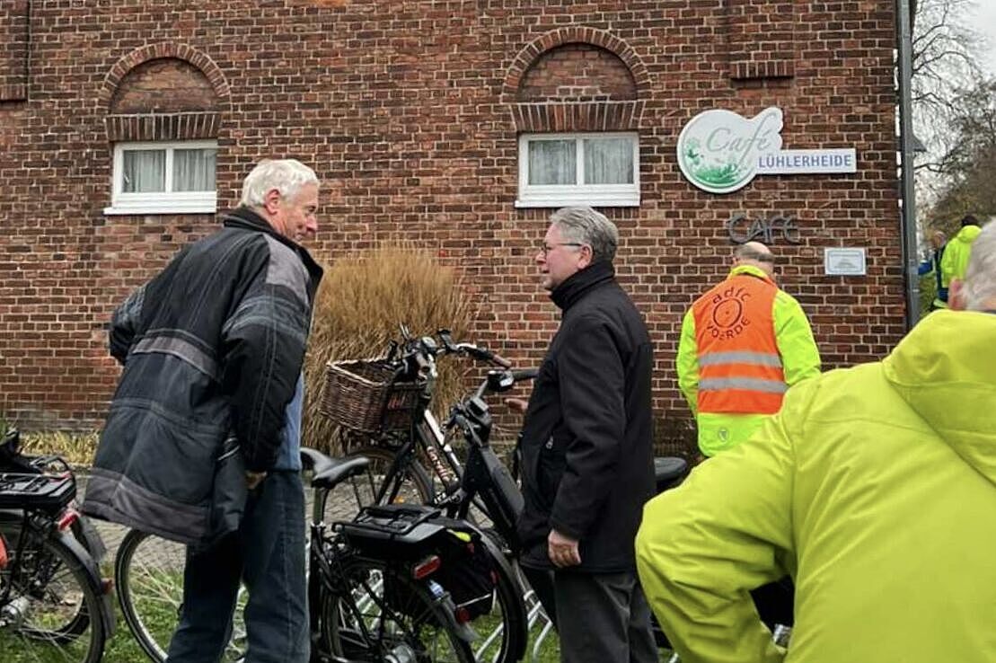 Ankunft beim Café Lühlerheide