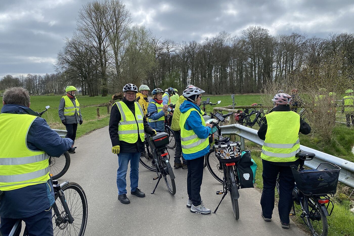 Pause am Auslauf der Druckleitung Pauen