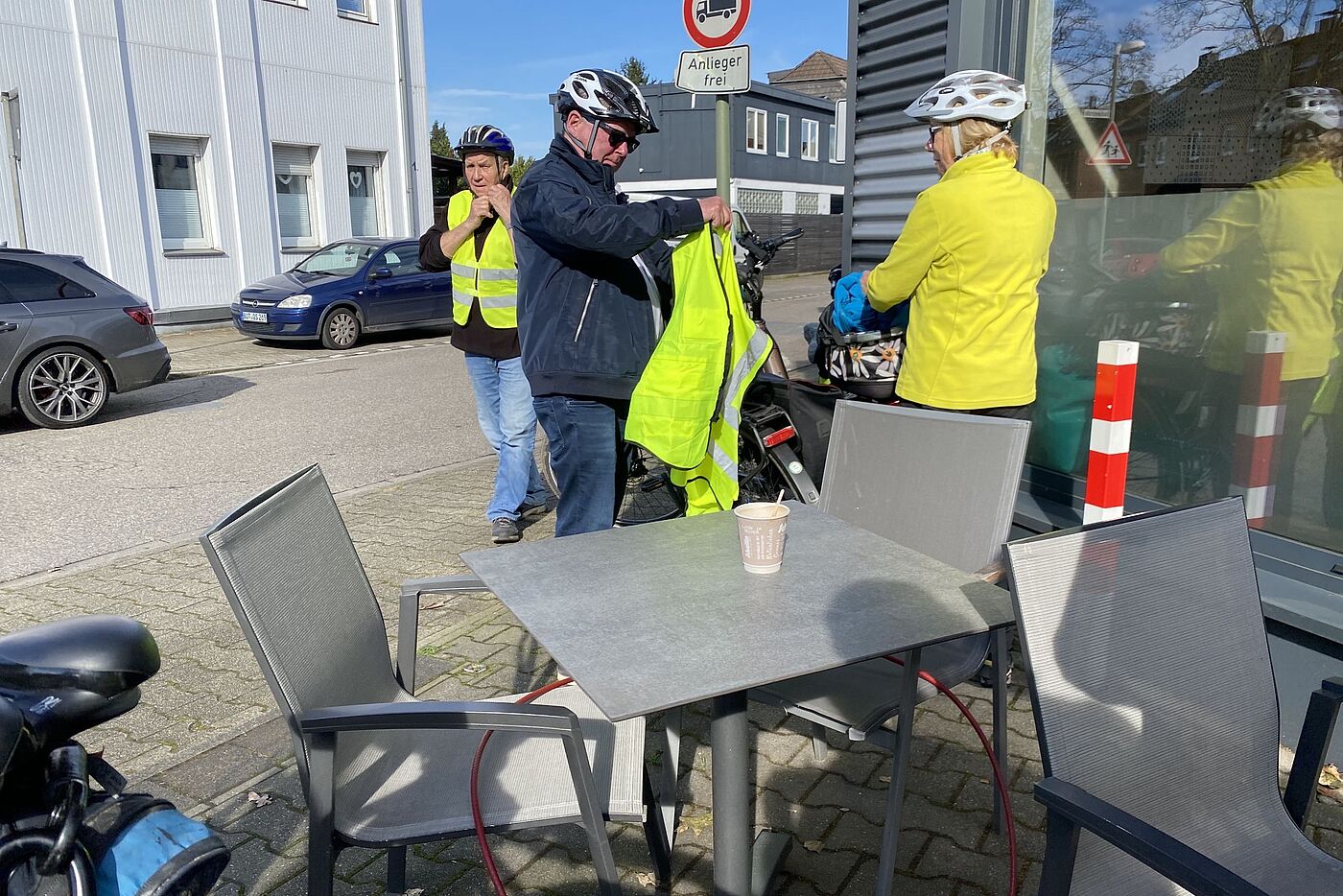 An der Einkehr angekommen