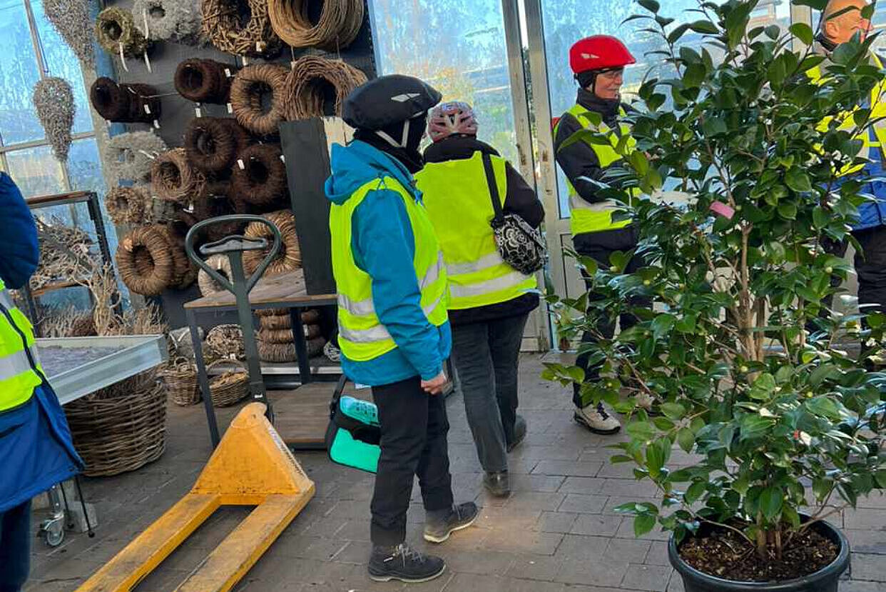 Aufwärmpause In Der Florawelt