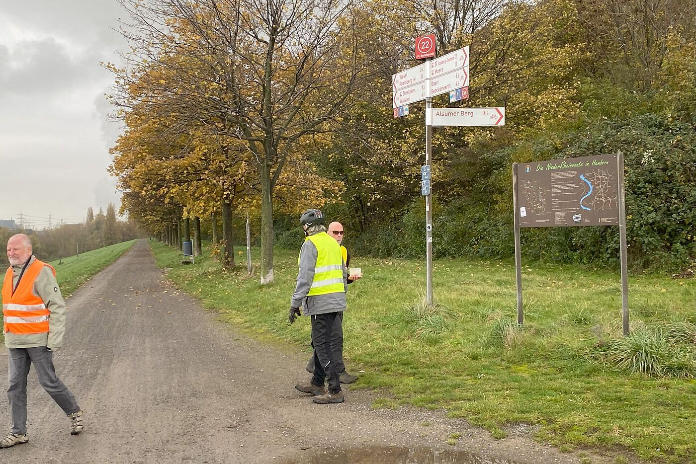 Wegweiser erfolgreich gedreht