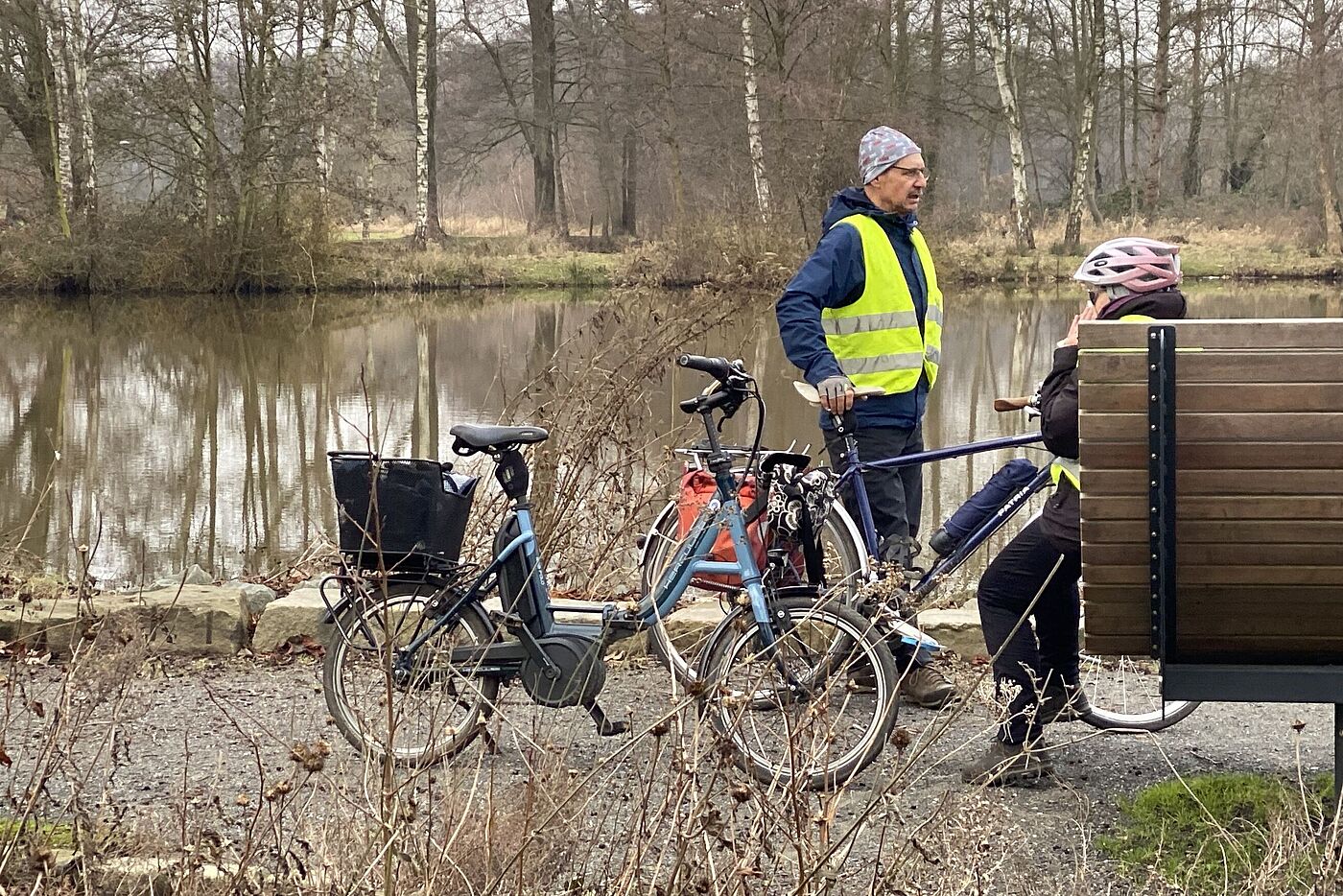Die Nachmittagsrast in Schermbeck