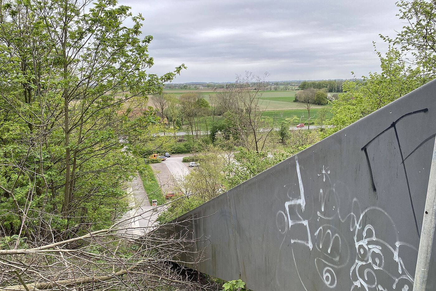 Ein Blick abwärts