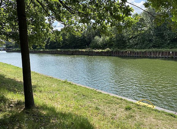 Der Rhein-Herne-Kanal bei Oberhausen