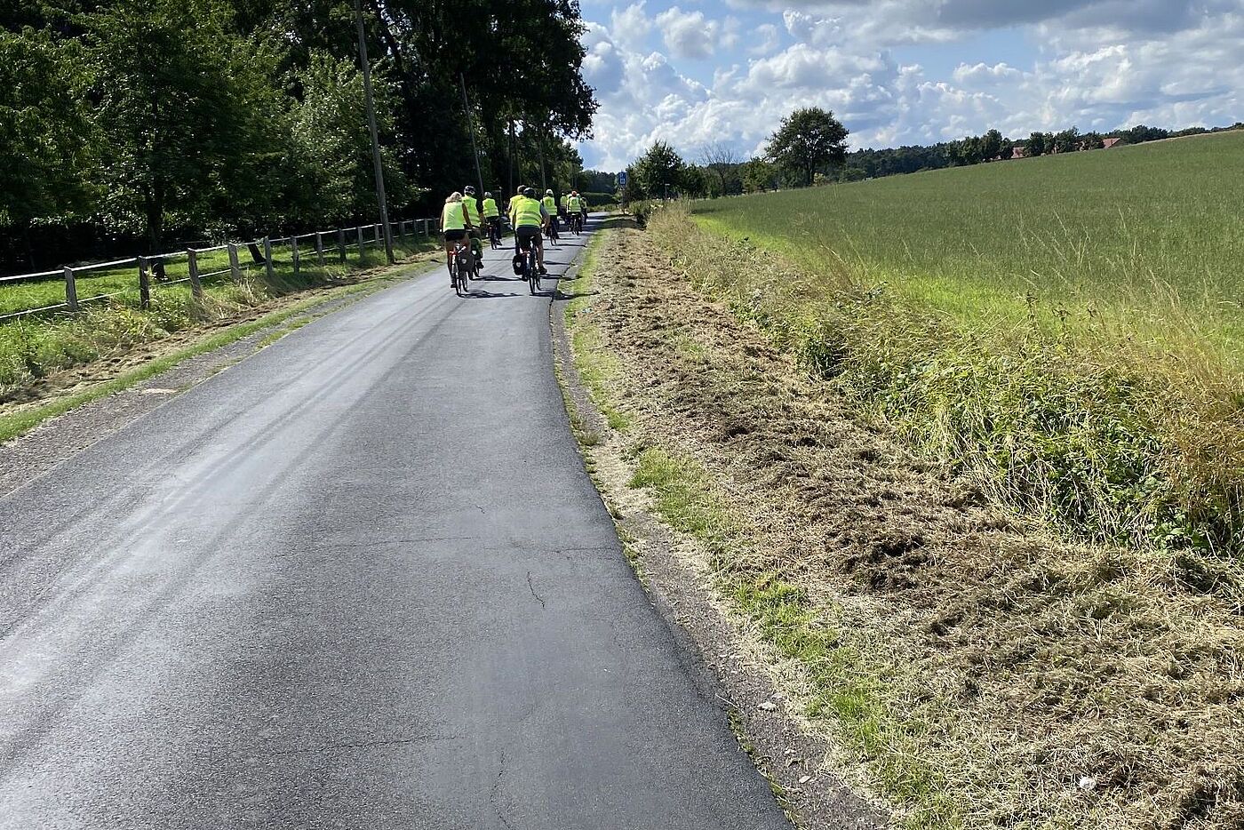  Durch Wälder und Fluren ging es voran C