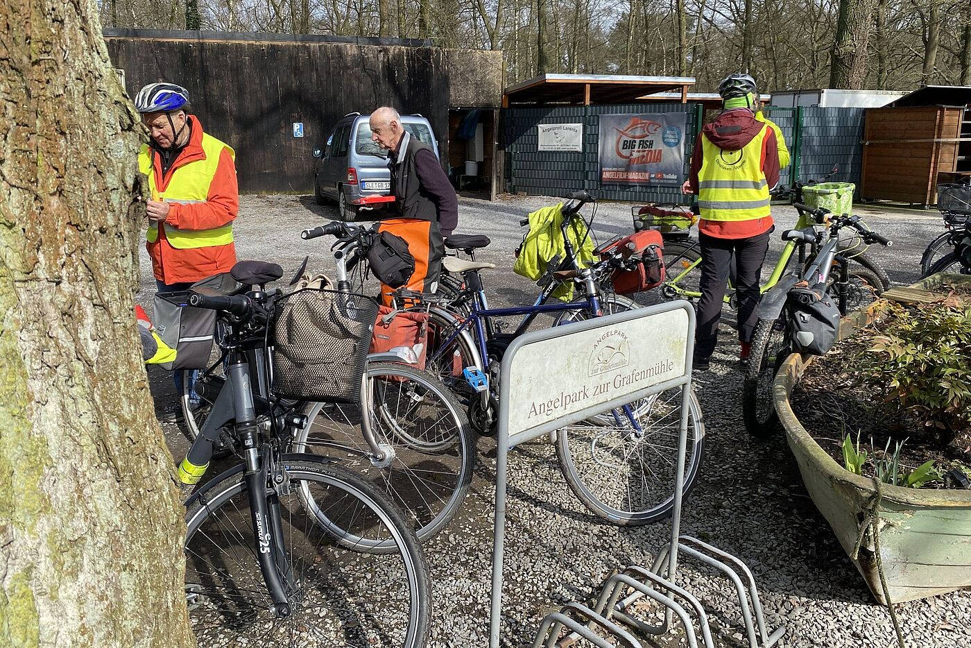 Die erste Pause in Grafenmühle