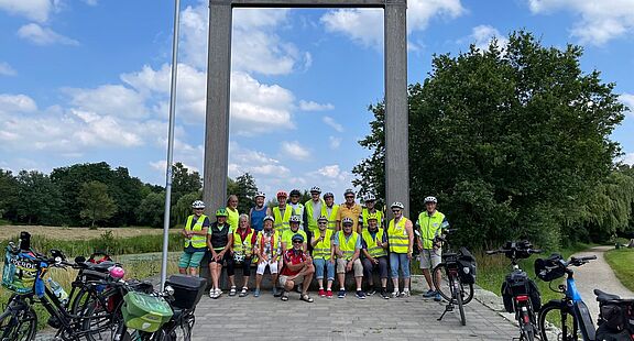 Teilnehmer*innen Radtour zum Pröbstingsee