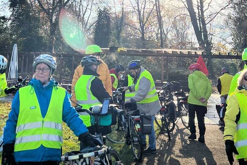Erste Pause im Jubliläumshain-der Pott ist zu