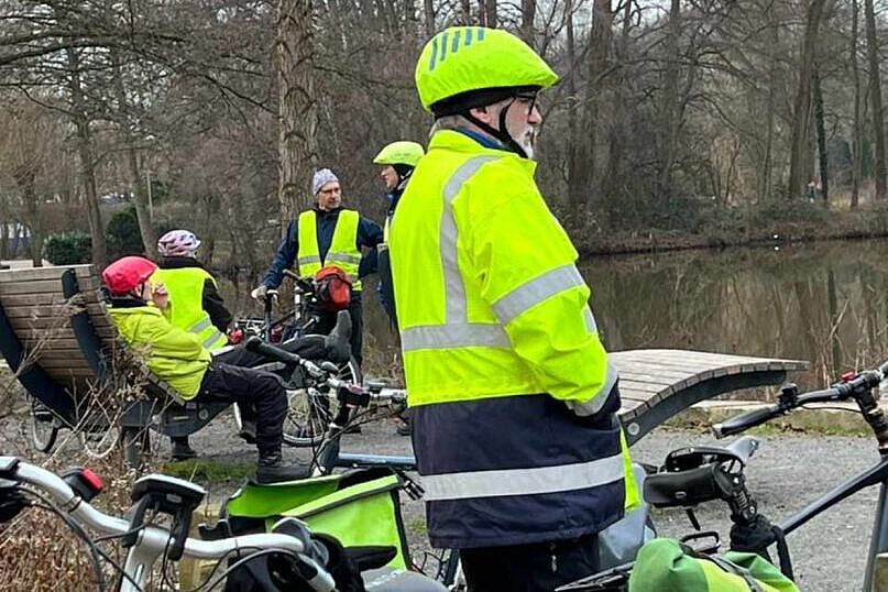 Die Nachmittagsrast in Schermbeck