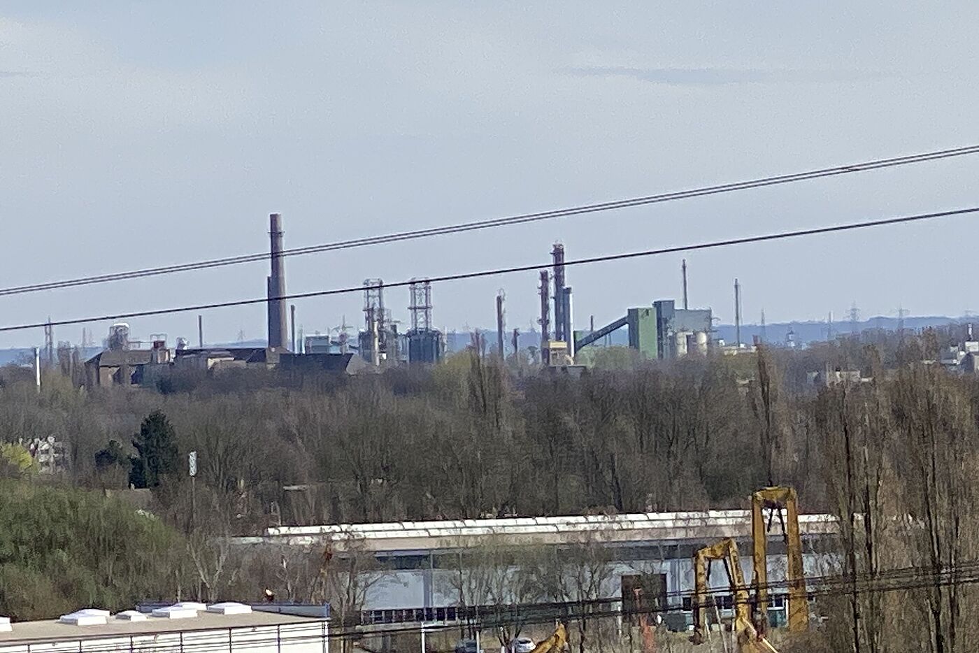 Aussicht von halber Haldenhöhe