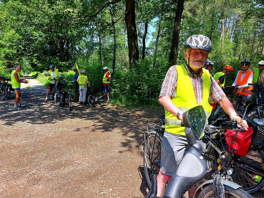 Unterwegs zur "schwarzen Heide"