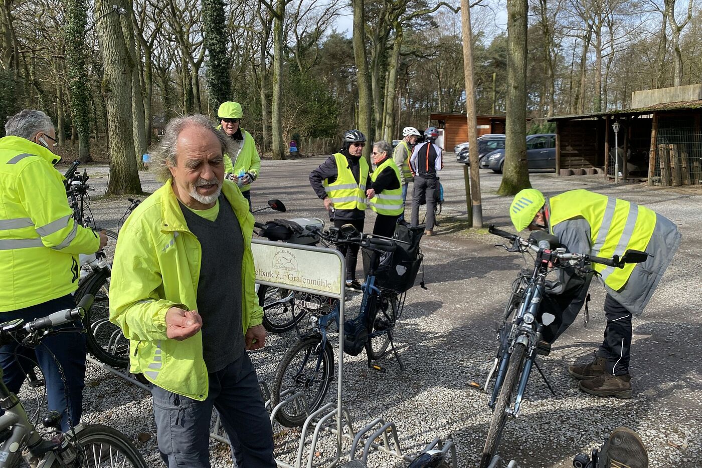Die erste Pause in Grafenmühle