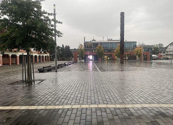 Der Voerder Rathausplatz