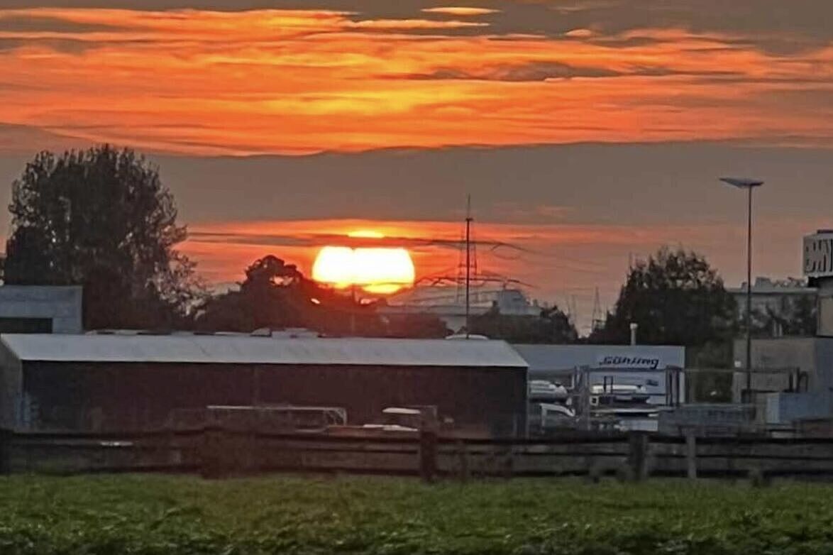 Ein grandioser Sonnenuntergang