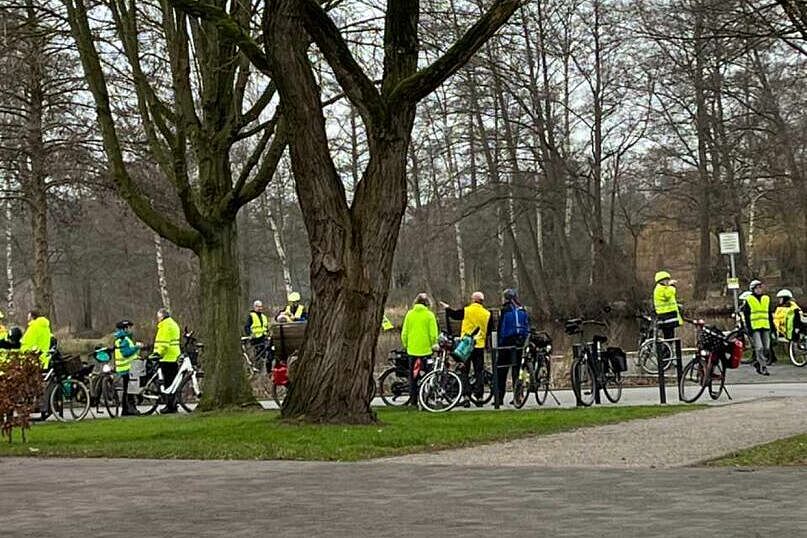 Die Nachmittagsrast in Schermbeck