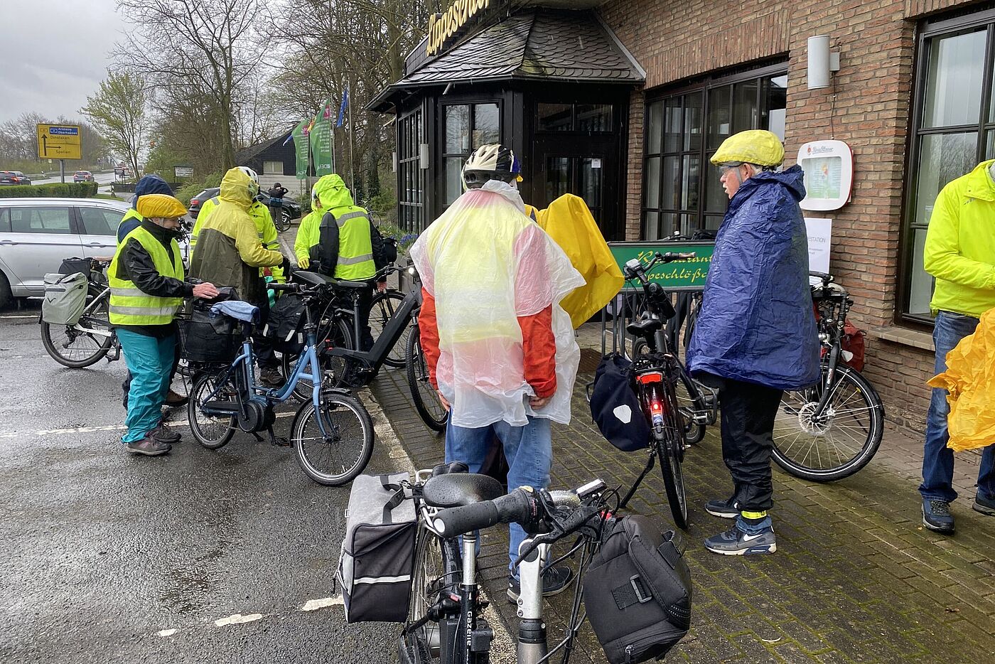 Vorbereitung für den Regen