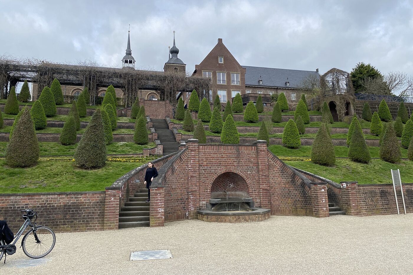 Im Garten von Kloster Kamp