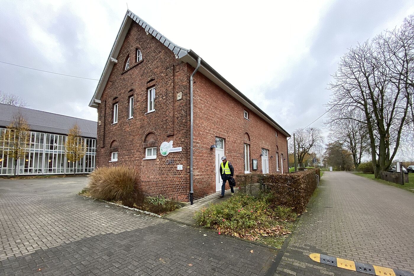 Ankunft beim Café Lühlerheide