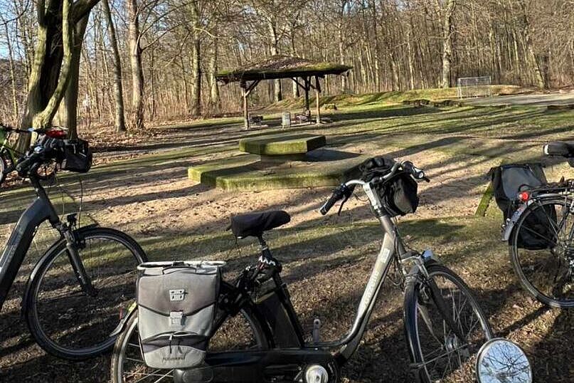 Pause in der Hühnerheide