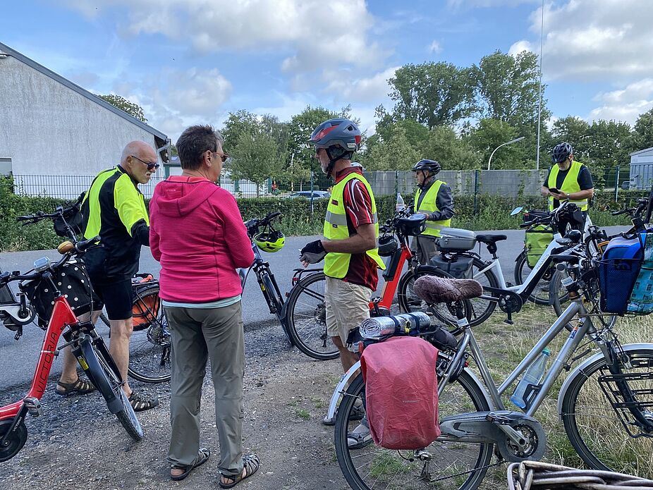 Die Zusteiger werden eingesammelt