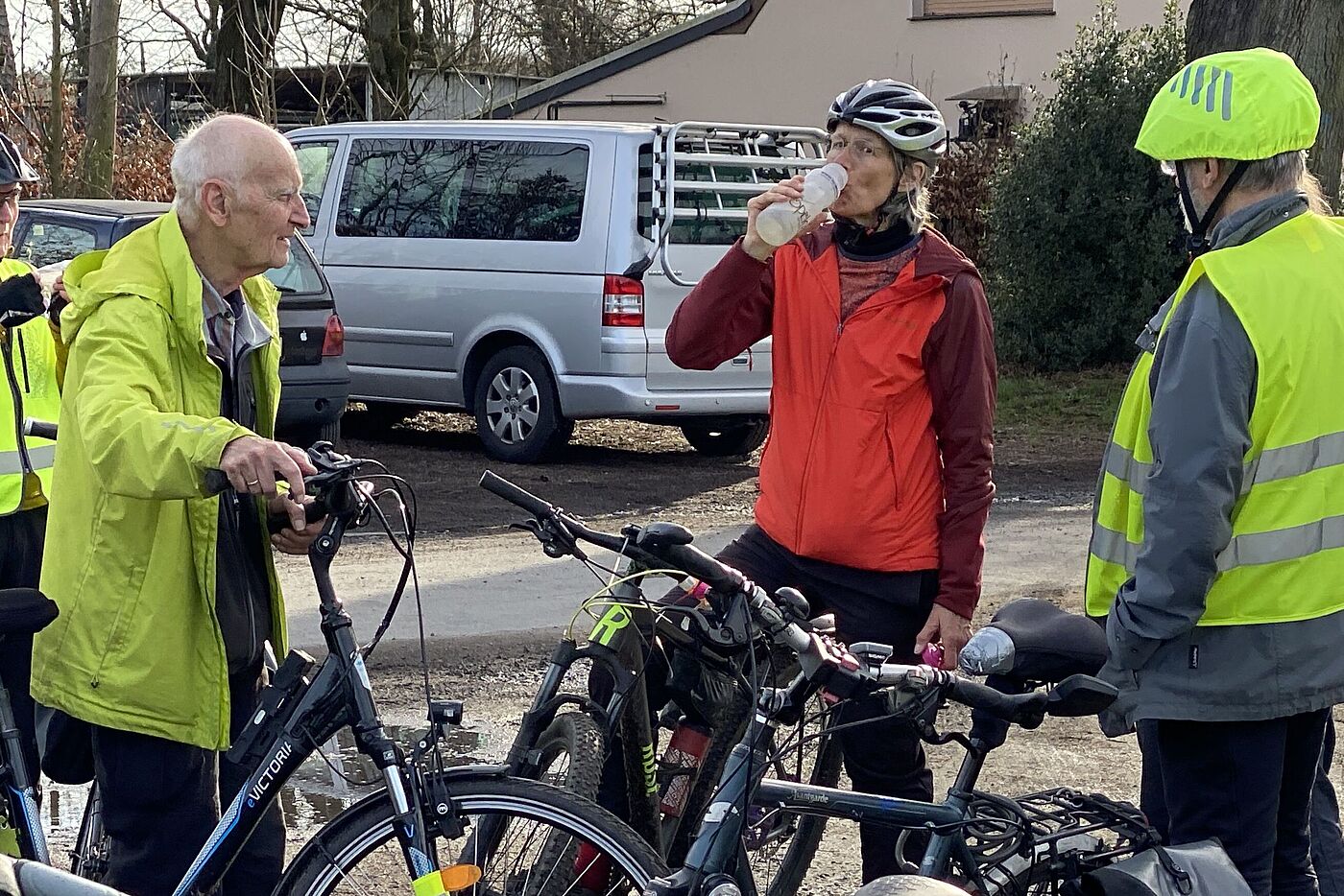 Pause beim Hüsken-Schroer