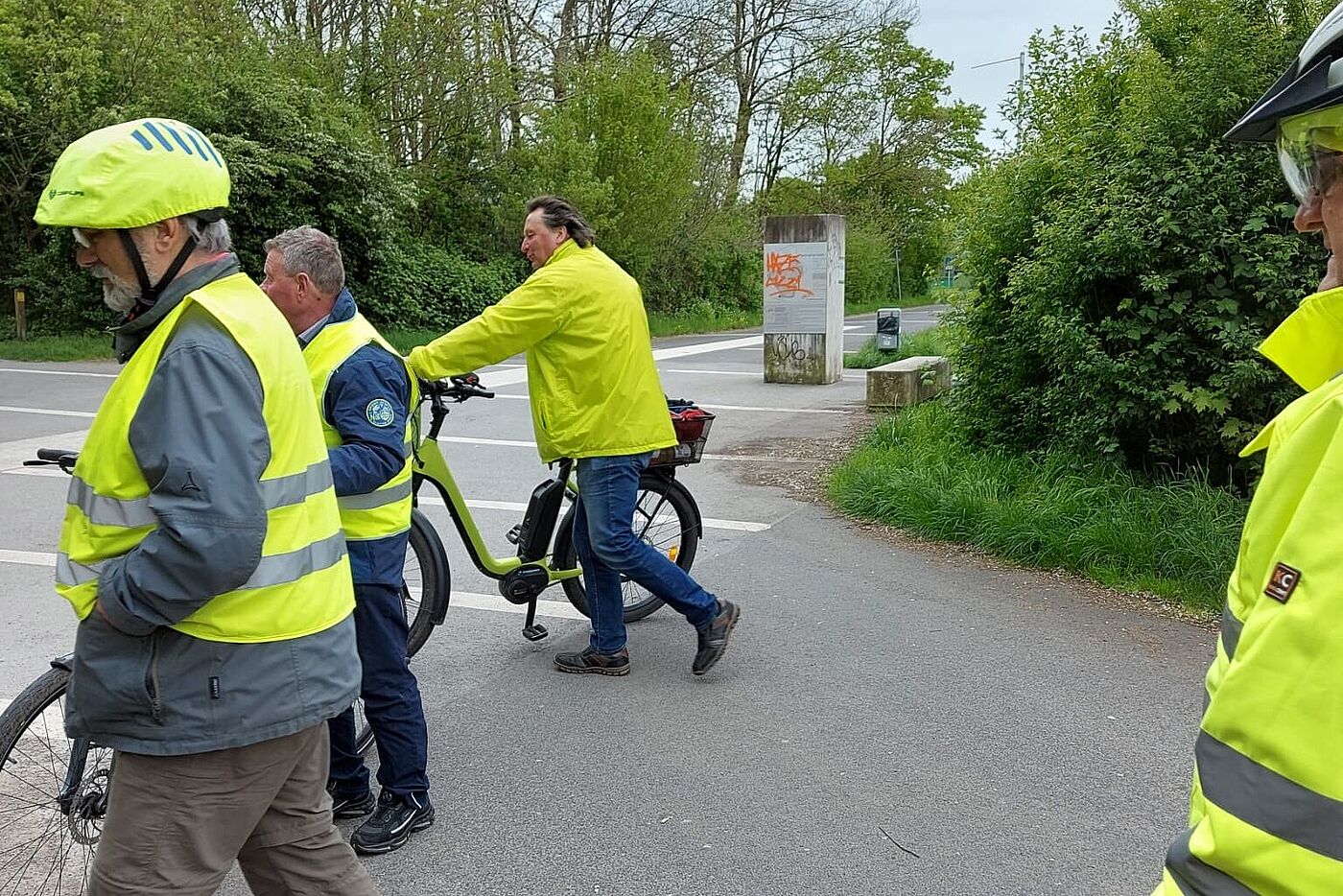 Ankunft an der Halde Norddeutschland
