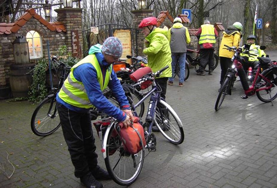 Waldcafe Wertherbruch - Pause zum Telefonieren