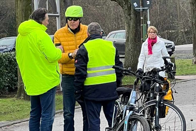 Die Nachmittagsrast in Schermbeck