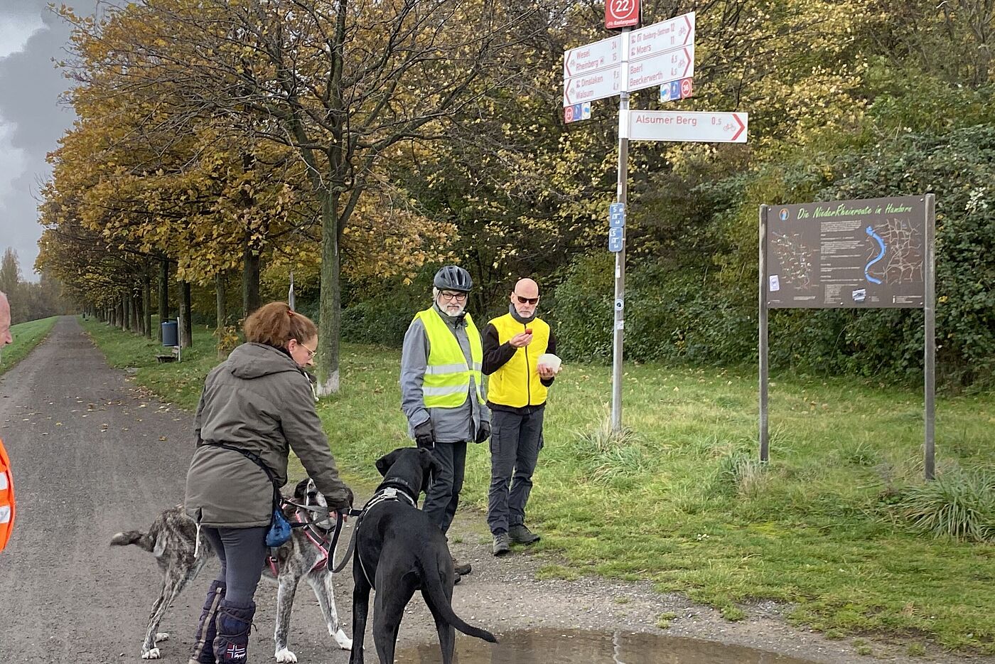 Wegweiser erfolgreich gedreht