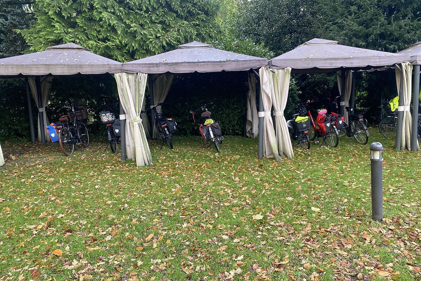Schietwetter-Parkplatz