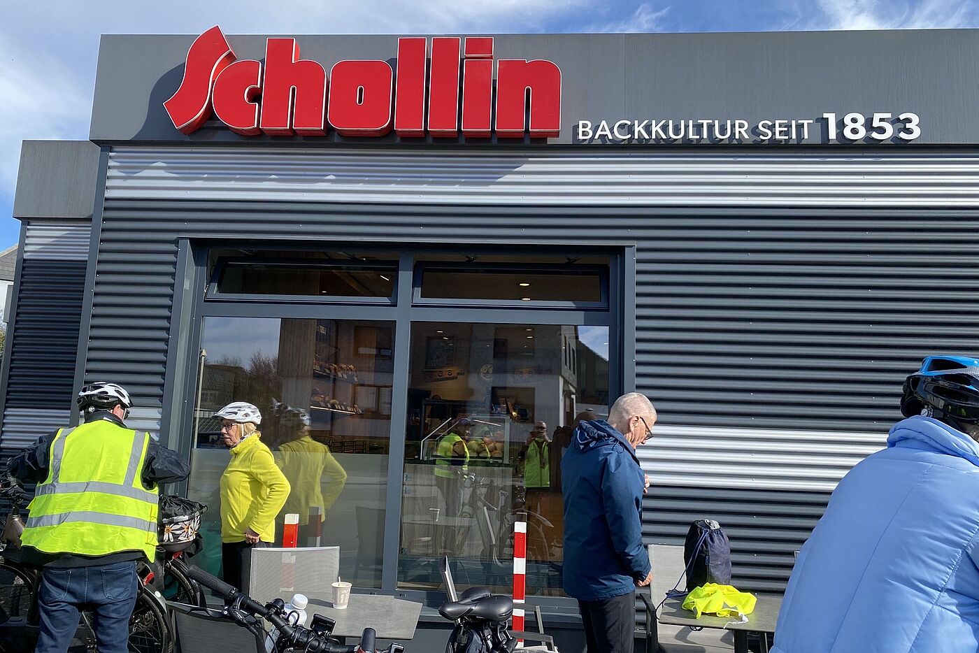 An der Einkehr angekommen