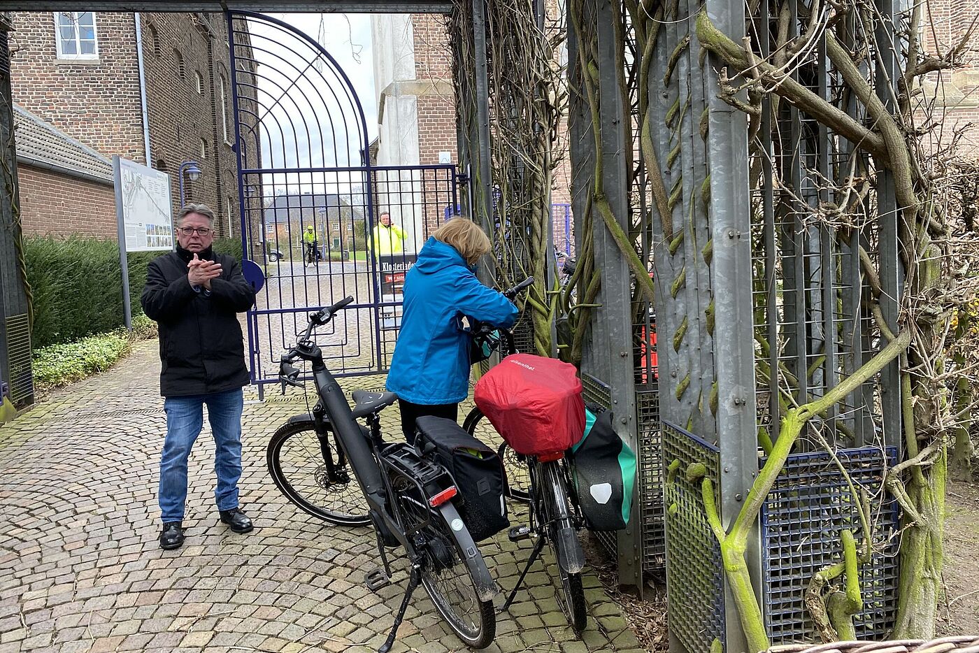 Endlich im Kloster Kamp angekommen