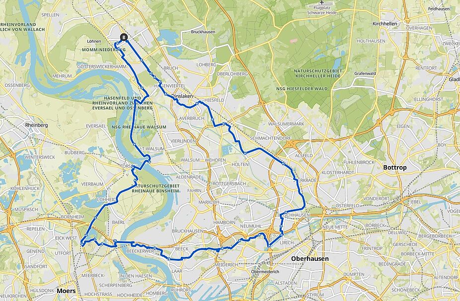 Hier hätte es heute langgehen sollen! Hier hätte es heute langgehen sollen