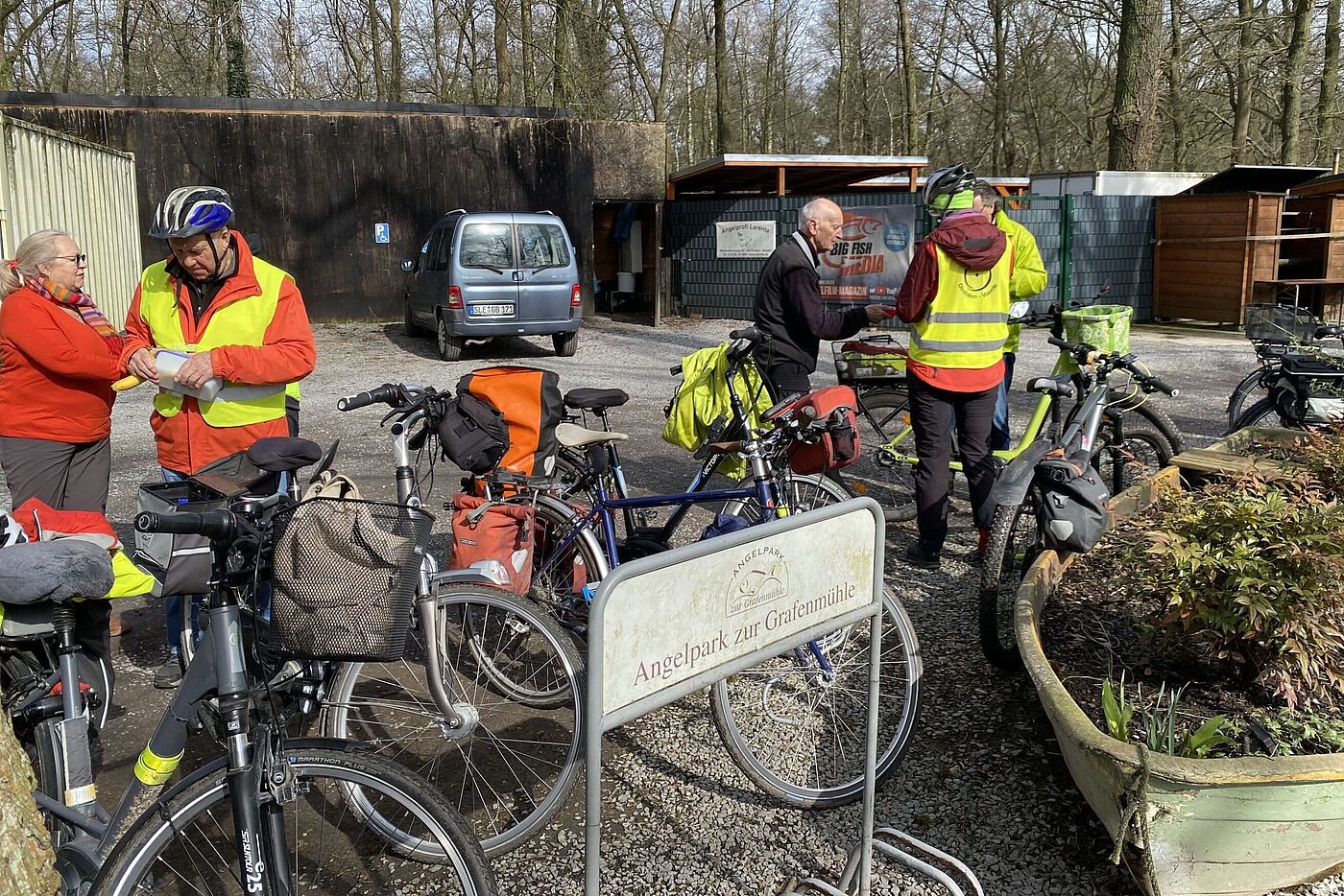 Die erste Pause in Grafenmühle