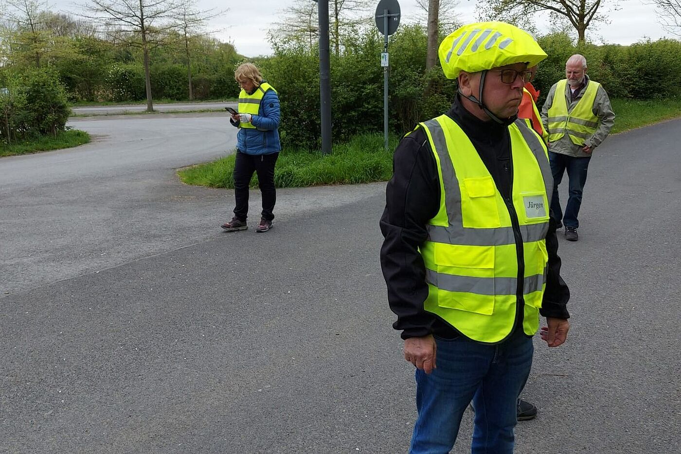 Ankunft an der Halde Norddeutschland