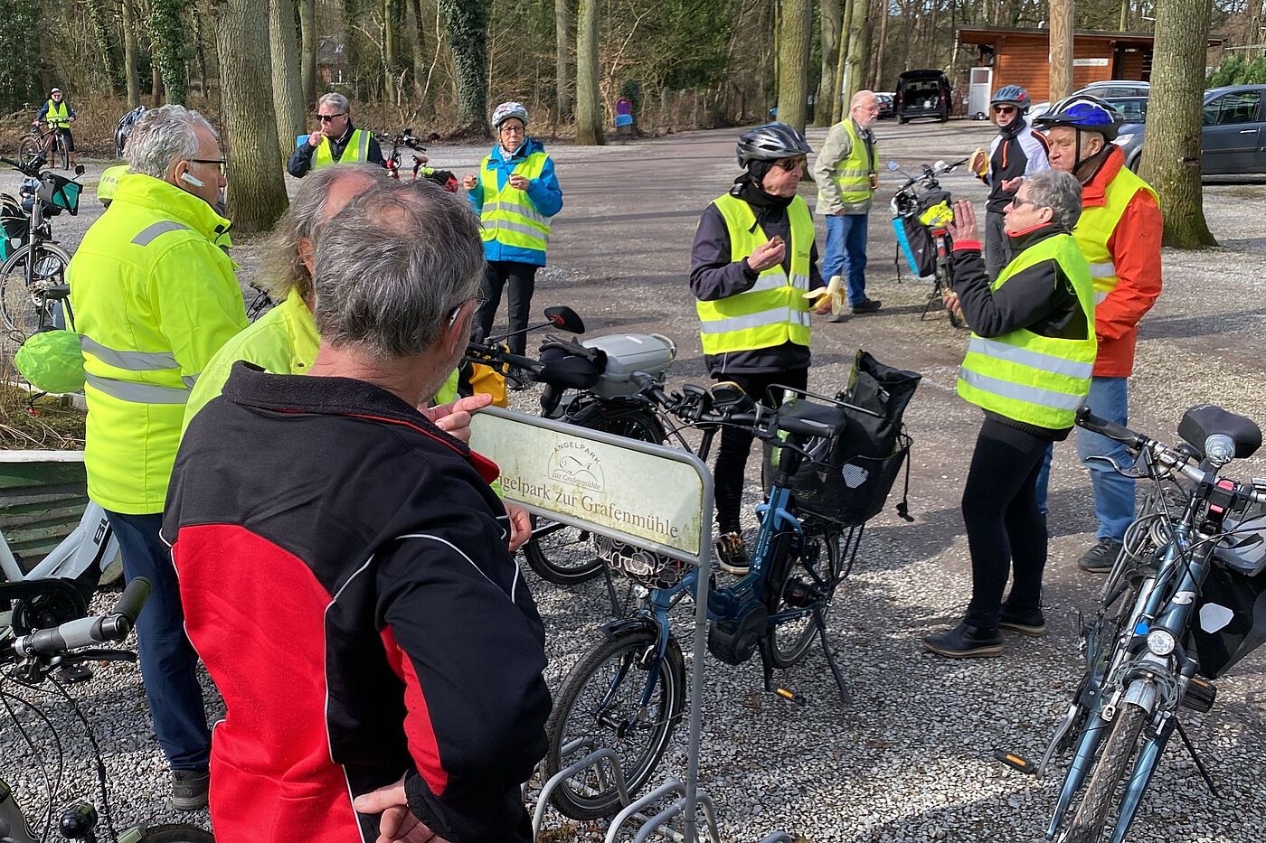 Die erste Pause in Grafenmühle