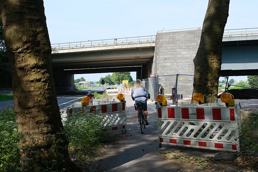 A59 Baustelle Berliner Brücke A59 Baustelle Berliner Brücke