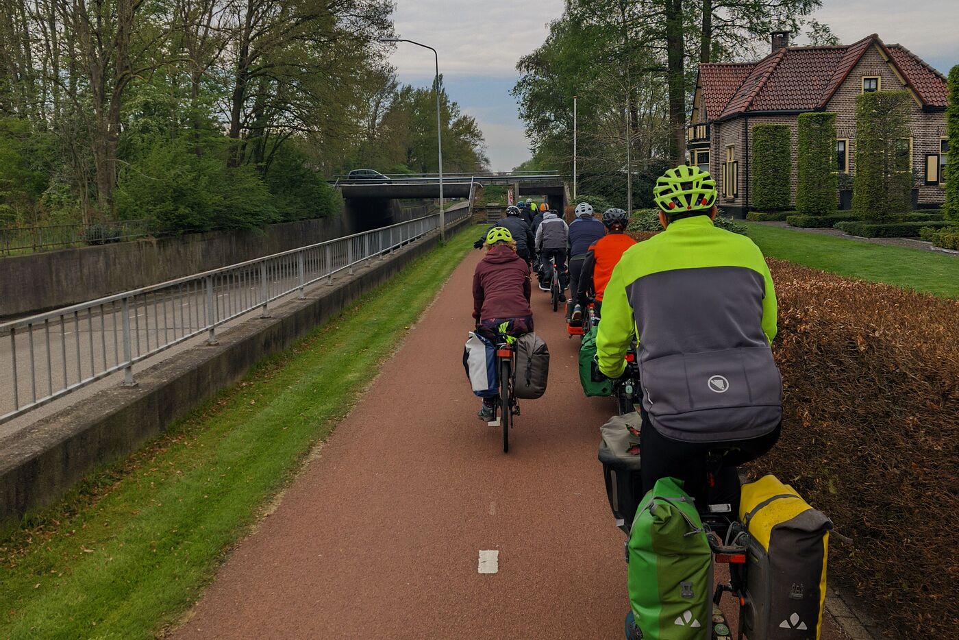 Mit dem Team aus Dortmund auf den letzten Kilometern nach Amsterdam