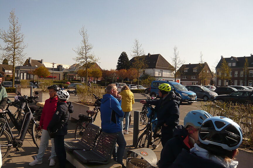 Start am Trinkwasserbrunnen