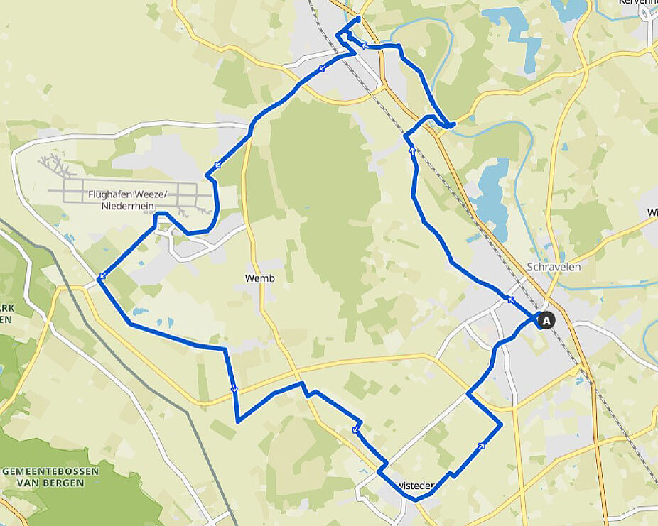 Tour 4, ab Kevelaer Tour 4, ab Kevelaer